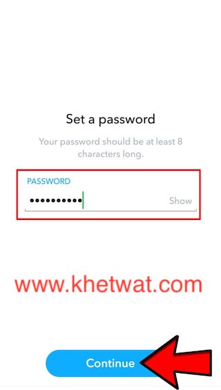 كيفية انشاء حساب سناب شات 8